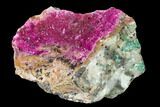 Sparkling Cobaltoan Calcite Crystals with Malachite - Congo #146711-1